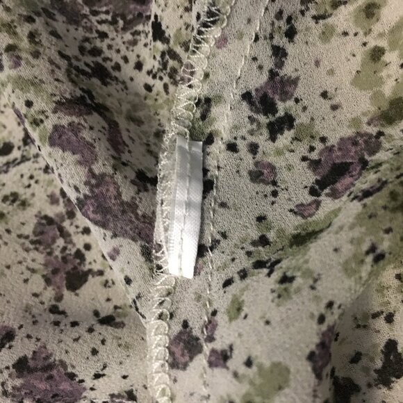 Kensie Abstract Paint Splatter Dolman Sleeve Blouse - Picture 10 of 15